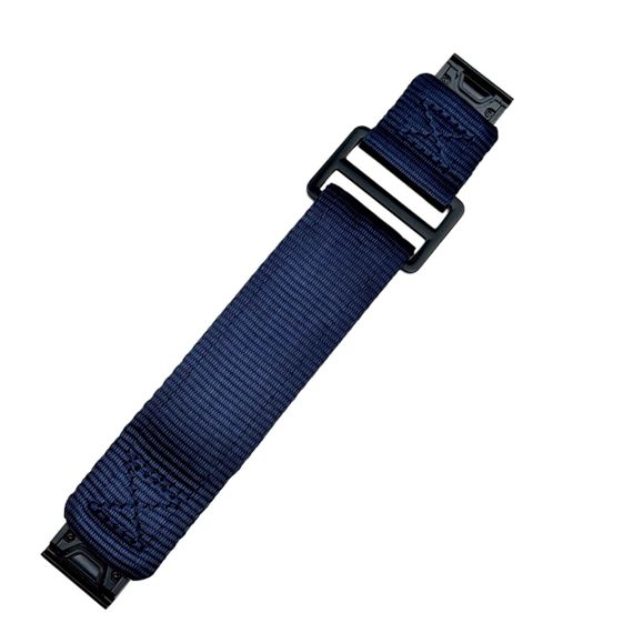 Ремінець для годинника Nylon Pro for Garmin Blue 22 мм | Зображення 1