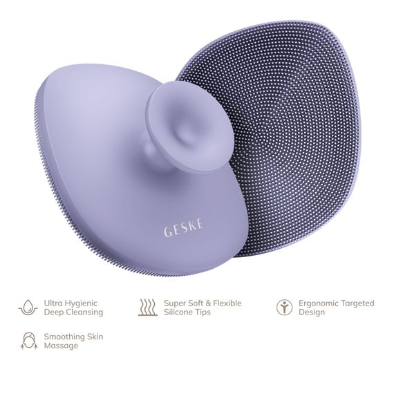 Щітка для тіла GESKE Body Brush 4в1 starlight, Фіолетовий | Зображення 1