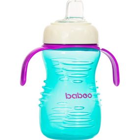 Поильник-непроливайка Baboo с силиконовым носиком, 260 мл, 6+ мес (мята) (8-124)
