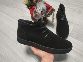 Замшевые ботинки большого размера 49