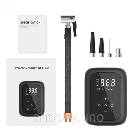 Ножной насос для подкачки шин CZK-4234 20 л, Насос для машины 12 v, Хороший автокомпрессор KD-43 | Зображення 6