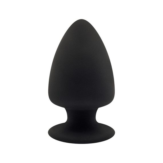 Анальна пробка SilexD (Model 1 size M) двошарова, силікон + Silexpan, діаметр 6,2 см