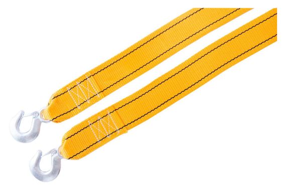 Трос буксировочный 5,5м*65мм 8т (крюк) (пакет) СИЛА