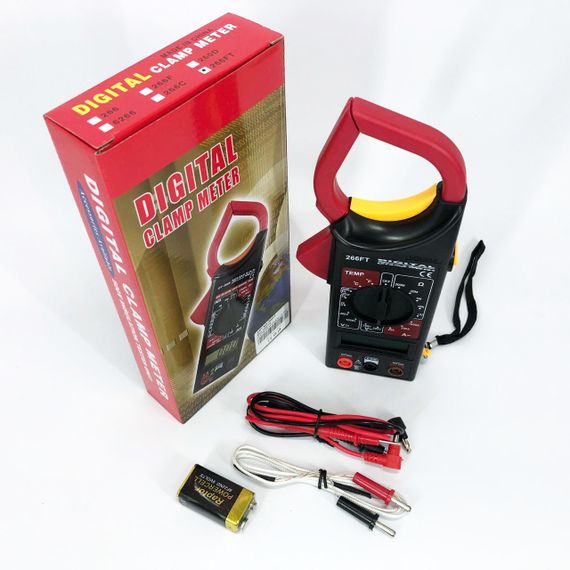 Отличный мультиметр DT 266 FT, Универсальный электронный мультиметр, Цифровой амперметр постоянного KB-63 | Зображення 1