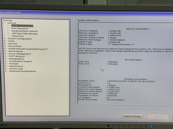 Неттоп Dell OptiPlex 5060 Micro USFF / Intel Core i5-8500T (6 ядер по 2.1 - 3.5 GHz) / 16 GB DDR4 / 500 GB SSD / Intel UHD Graphics 630 / 90W / Блок живлення в комплекті б/в | Зображення 7