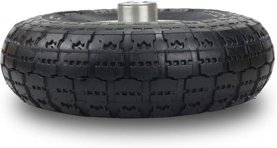 Пневматическое колесо RRQ 10" 2 шт с шиной 4.10/3.50-4 подшипником 5/8" для тележек техники генератора техники | Зображення 1