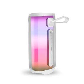 Портативна колонка 8 Вт с підсвічуванням і USB Білий PULSE5W