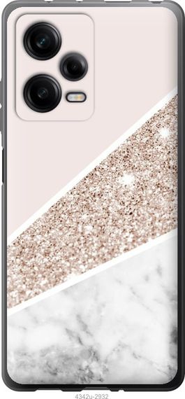 Чехол на Xiaomi Redmi Note 12 Pro 5G Пастельный мрамор "4342u-2932-17620"