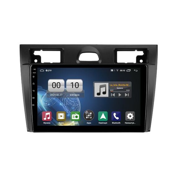 Штатна магнітола серії QIV Q1 під Ford Fiesta Mk VI 5 Mk5 2002 - 2008 9 дюймів