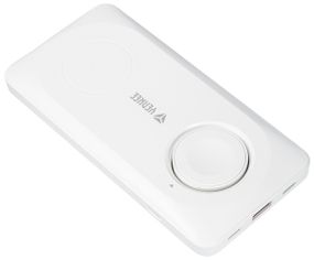 Портативний зарядний пристрій Yenkee YPB 510 - 10000 mAh PD 22,5W 3in1 Qi Wireless (White)