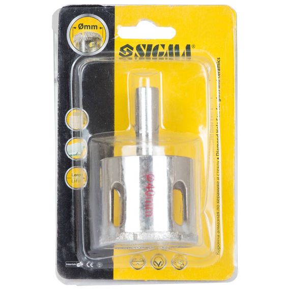 Коронка алмазна Sigma по кераміці і склу Ø40 мм (1541401) | Зображення 1