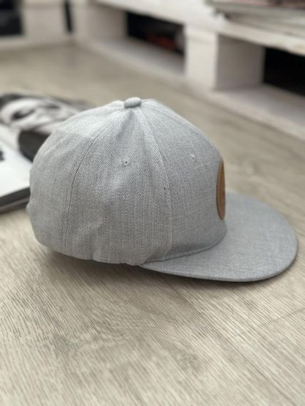 Кепка снепбек (Snapback)  з коноплею Сірий  56-61р (9060) | Зображення 3