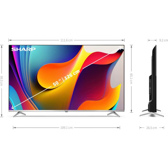 Телевізор Sharp 50FP1EA (4T-C50FP1EL2AB) | Зображення 8