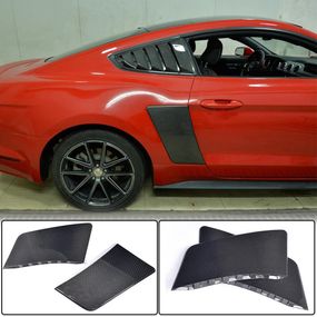 Накладки на задні крила (2015-2017, Карбон) для Ford Mustang рр