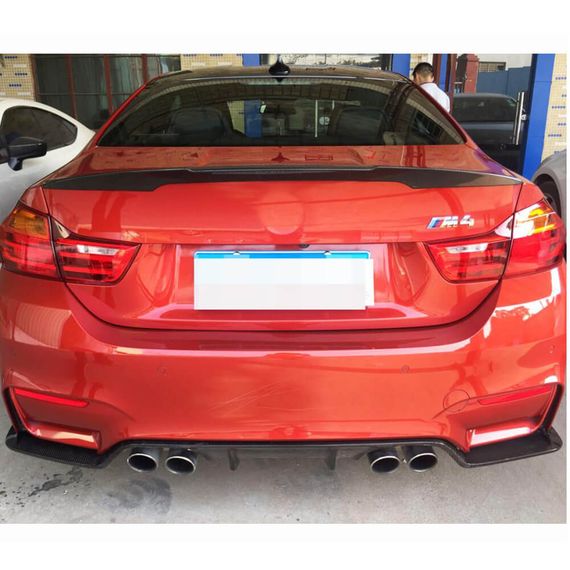 Дифузор заднього бампера V2 (для F82/F83, Карбон) для BMW 4 серія F-32 2012-2020 рр | Зображення 2