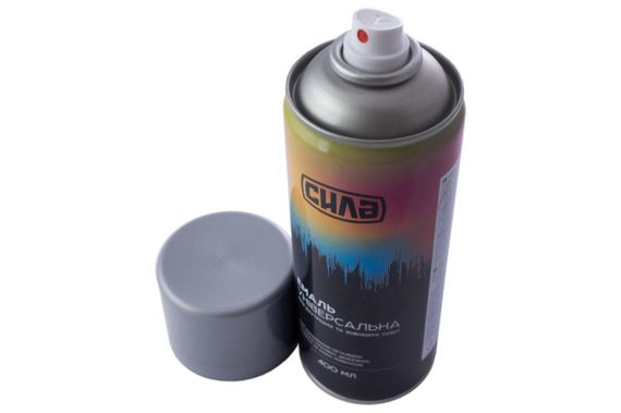 Емаль універсальна RAL 9006 срібляста глянсова 400 мл СІЛА 951303 | Зображення 1