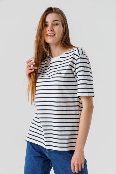 Футболка з візерунком жіноча Pepper mint BX-20 XL Біло-синій (2000990472564) | Зображення 2