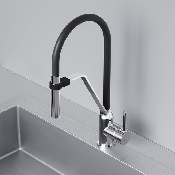 Змішувач для кухні AM.PM Like з гнучким виливом F8013000 | Зображення 5