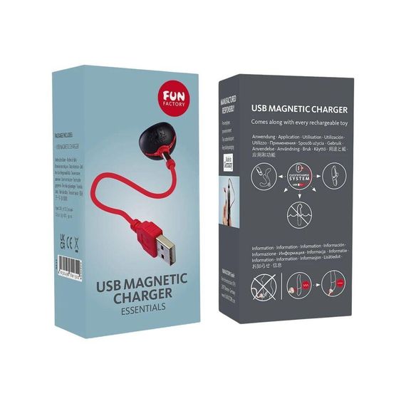 Магнитный кабель для зарядки Fun Factory USB MAGNETIC CHARGER, с индикатором sexstyle | Зображення 5