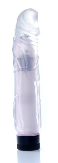 Вібратор Boss Series - Juicy Jelly Multispeed Clear, (довжина 22 см, діаметр 4 см) BS6700076 Sex Aura | Зображення 2