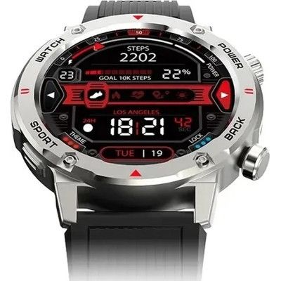 Смарт-годинник iMiki D2 Silver Silicone Strap | Зображення 1