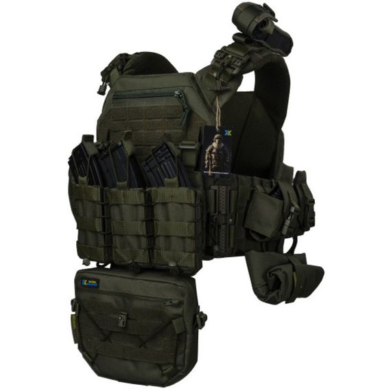 плитоноска Warmor Gen.3 Pro Max + 8 підсумків олива