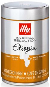 Кава в зернах illy Ethiopia 250 гр з/б Італія Іллі Ефіопія Etiopia