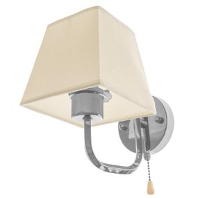 Бра настенное накладное с абажуром BKL-653W/1 E27 CH