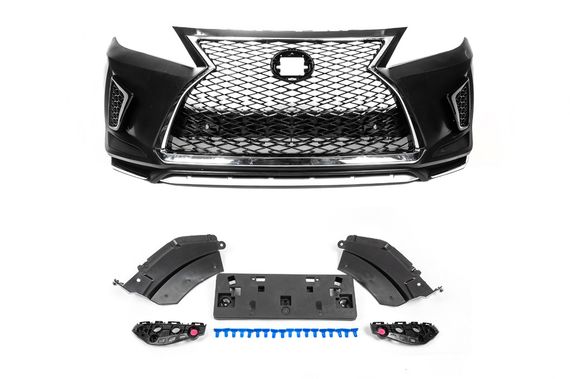 Передній бампер (дизайн F-Sport 2021 року) 2009-2015, з LED фарами (дизайн 2021) для Lexus RX рр | Зображення 2