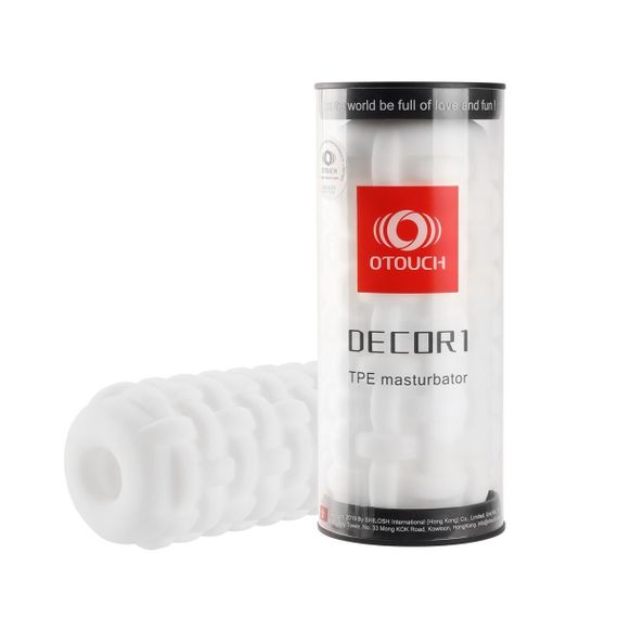 Мастурбатор Otouch DECOR 1-A, утолщенный TPE, эффект всасывания, спиральные выступы sexstyle