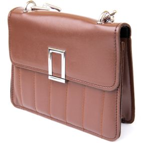 Сумка Vintage Горизонтальная из кожзаменителя Коричневая (sale_14907)