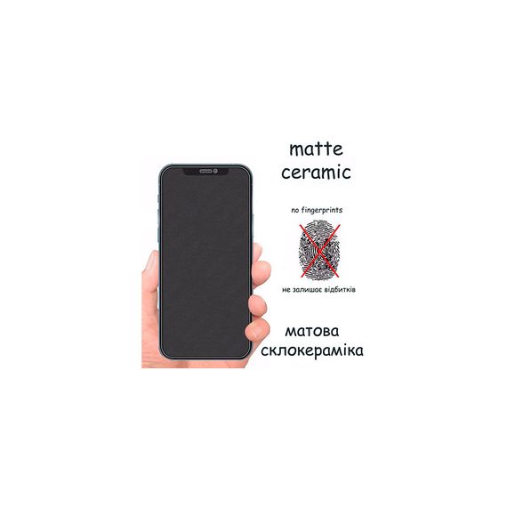 Скло захисне Drobak Matte Ceramics Apple iPhone 15 (292921) | Зображення 4