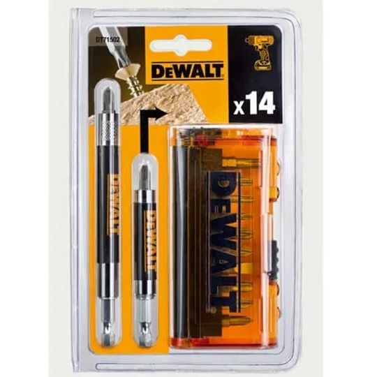 Набір біт DeWalt Phillips, Pozidriv, Torx, Slotted (DT71502)