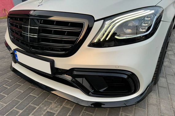 Передний лип-спойлер BRB (2018-2025) для Mercedes S-сlass W222 | Зображення 3