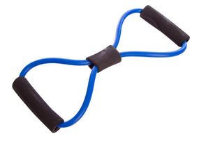 Еспандер EasyFit вісімка трубчастий синій (EF-3947-BL)