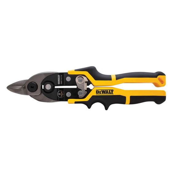 Ножиці по металу ERGO Aviation завдовжки 235 мм, прямі з короткими губками DeWALT DWHT14694-0