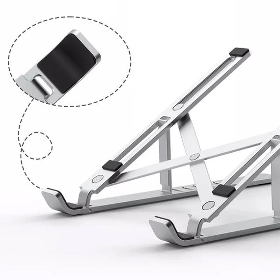 Підставка для ноутбуку WIWU S400 Laptop stand Silver | Зображення 1