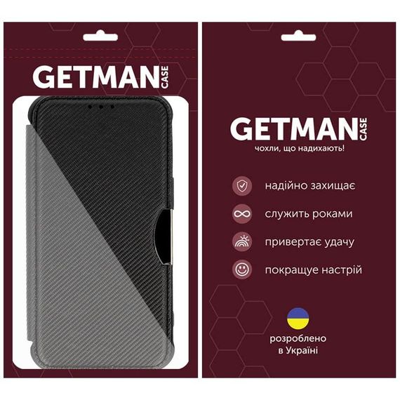 Кожаный чехол-книжка GETMAN Razor (PU) для Samsung Galaxy A36 5G / A56 5G Black | Зображення 5