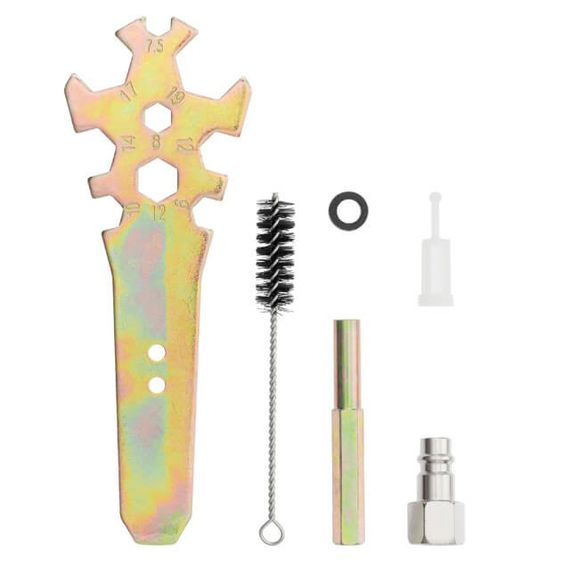 Фарбопульт пневматичний HVLP, форсунка 1.4 мм, верхній пластиковий бачок 600 мл, 3бар INTERTOOL PT-01181 | Зображення 4