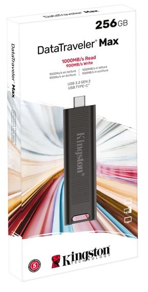 Накопитель Kingston 256GB USB-C 3.2 Gen 1 DT Max (DTMAX/256GB) | Зображення 6