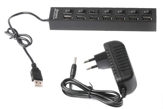 Хаб Gembird UHB-U2P7-03 на 7 портів USB 2.0 | Зображення 1