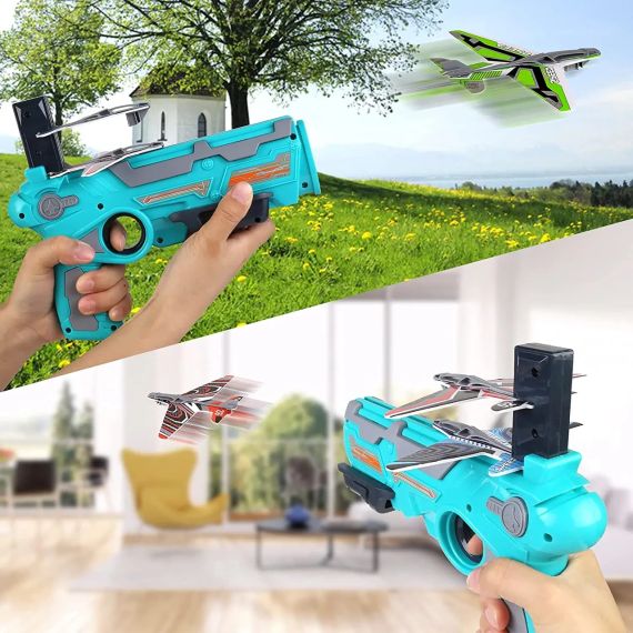 Дитячий іграшковий пістолет катапульта з літачками Air Battle | Зображення 6