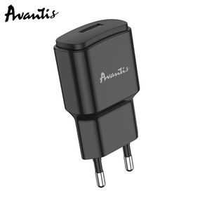 Мережевий зарядний пристрій Avantis A480 Orion (1USB/2.1A) — чорний