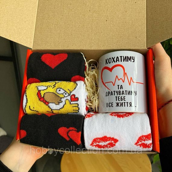 Подарунковий жіночих бокс кружка + 8 пар шкарпеток | Зображення 5
