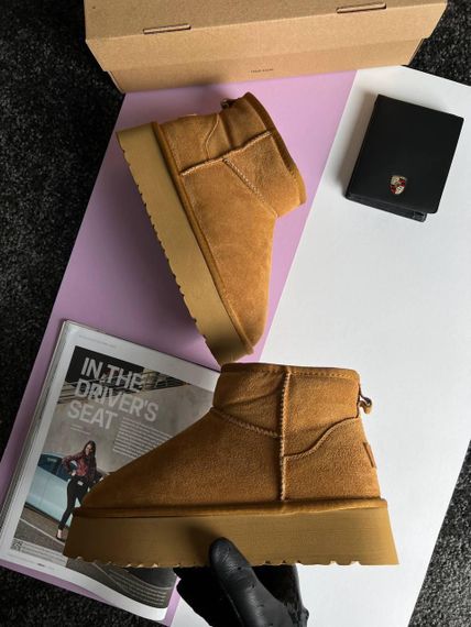 Уги UGG Classic Ultra Mini Platform Cinnamon Fur B3392 38 24 | Зображення 6