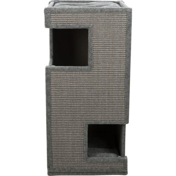 Дряпка-будиночок Trixie Gabriel для котів сизаль сіра 38х38х78 см | Зображення 1