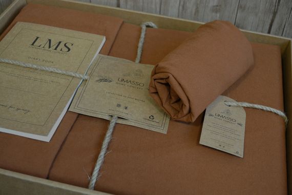 Постельное белье Limasso Stonewashed Ranforce 200 х 220 см Automne | Зображення 2