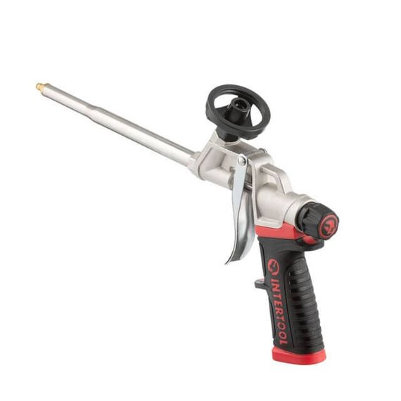 Пістолет для піни з тефлоновим покриттям тримача балона + 4 насадки професійний INTERTOOL PT-06091 | Зображення 1