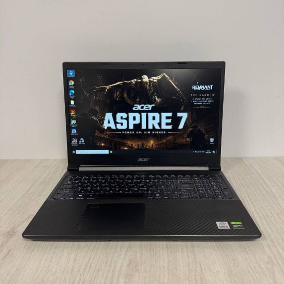 Ігровий ноутбук Acer Aspire 7 A715-75G / 15.6" (1920x1080) IPS / Intel Core i5-10300H (4 (8) ядра по 2.5 - 4.5 GHz) / 16 GB DDR4 / 512 GB SSD / nVidia GeForce GTX 1650, 4 GB GDDR5, 128-bit / WebCam б/в | Зображення 1