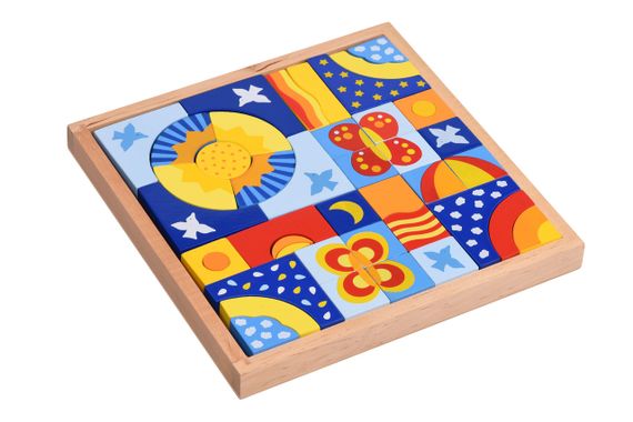 Конструктор деревянный goki  Бабочки 58646G (58646G) | Зображення 1
